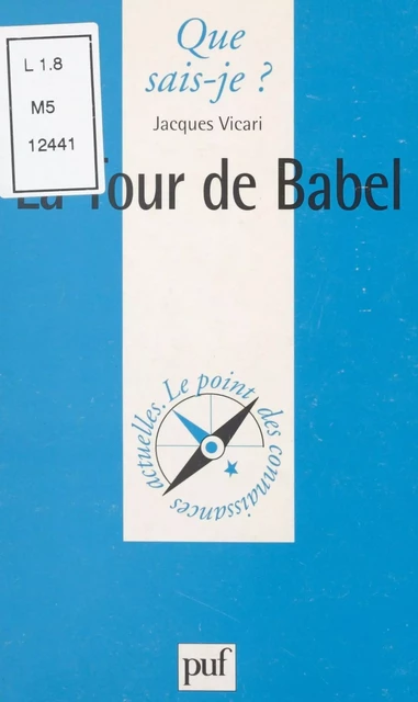 La Tour de Babel - Jacques Vicari - (Presses universitaires de France) réédition numérique FeniXX