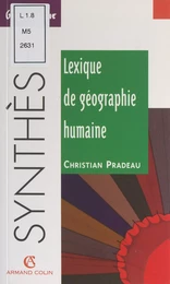 Lexique de géographie humaine