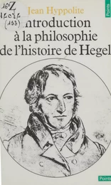 Introduction à la philosophie de l'histoire de Hegel