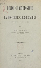 Étude chronologique sur la troisième guerre sacrée