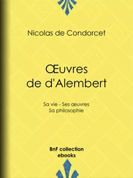 Œuvres de d'Alembert