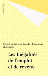 Les Inégalités de l'emploi et de revenu