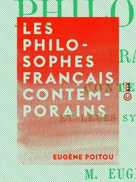 Les Philosophes français contemporains