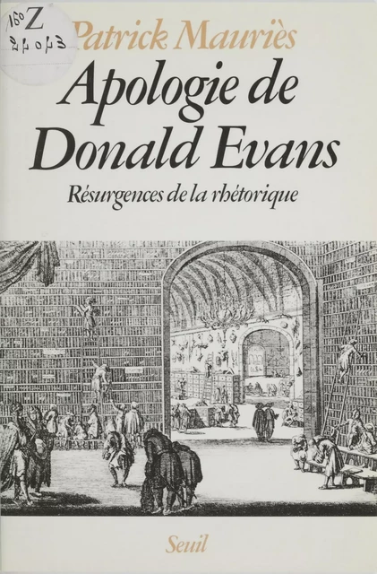 Apologie de Donald Evans - Patrick Mauriès - Seuil (réédition numérique FeniXX)