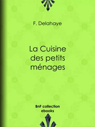 La Cuisine des petits ménages