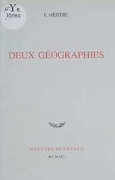 Deux géographies