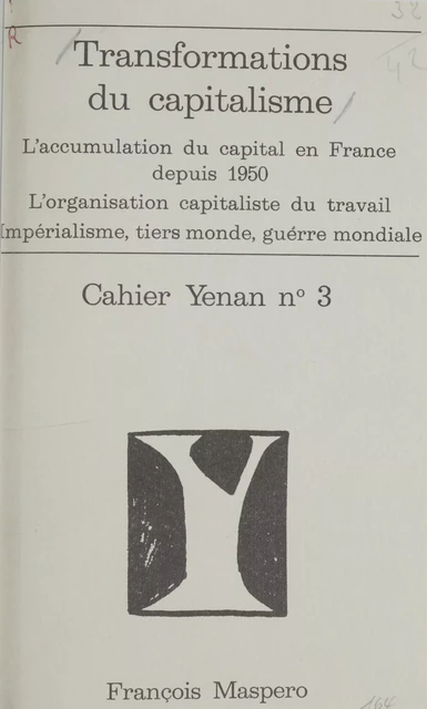 Transformations du capitalisme - Francis Anclois, Charles Bréaud, Marc Fallet - La Découverte (réédition numérique FeniXX)