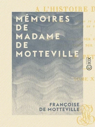 Mémoires de Madame de Motteville