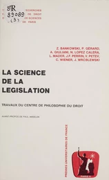 La science de la législation