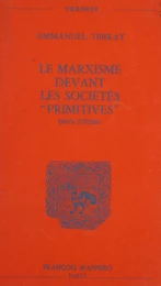 Le marxisme devant les sociétés primitives