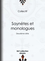 Saynètes et monologues