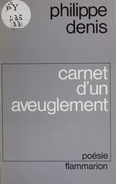 Carnet d'un aveuglement