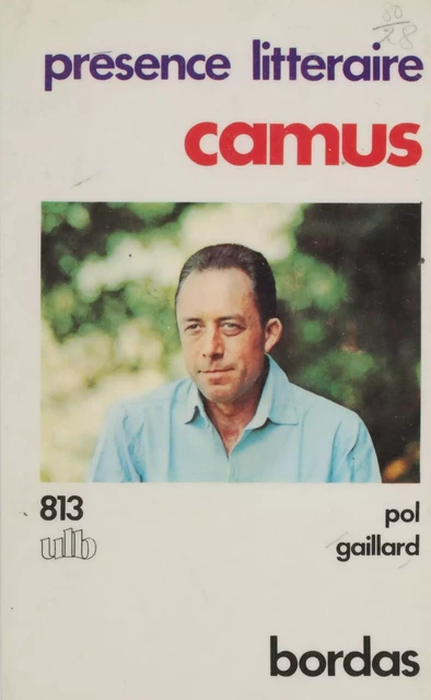 Camus - Pol Gaillard - Bordas (réédition numérique FeniXX)