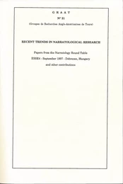 Recent Trends in Narratological Research