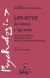 Lire-écrire de l'enfance à l'âge adulte