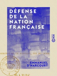 Défense de la nation française