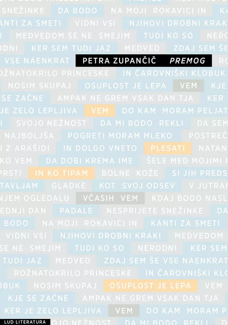 Premog - Petra Zupančič - LUD Literatura