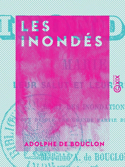 Les Inondés - Marie, leur salut et leur refuge : récit des inondations qui ont désolé une grande partie de la France - Adolphe de Bouclon - Collection XIX