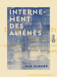 Internement des aliénés