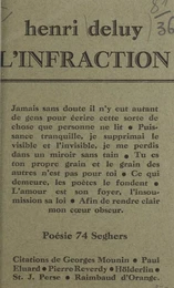 L'infraction