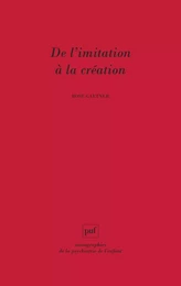 De l'imitation à la création