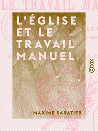 L'Église et le travail manuel