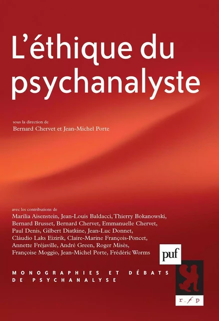 L'éthique du psychanalyste - Jean-Michel Porte, Bernard Chervet - Humensis