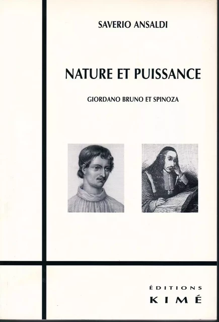 NATURE ET PUISSANCE - ANSALDI SAVERIO - Editions Kimé