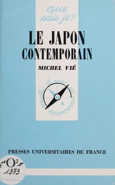 Le Japon contemporain - Michel Vié - Presses universitaires de France (réédition numérique FeniXX)