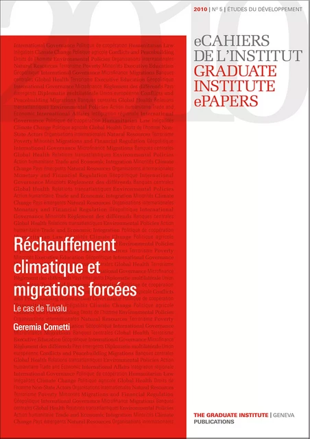 Réchauffement climatique et migrations forcées : le cas de Tuvalu - Geremia Cometti - Graduate Institute Publications