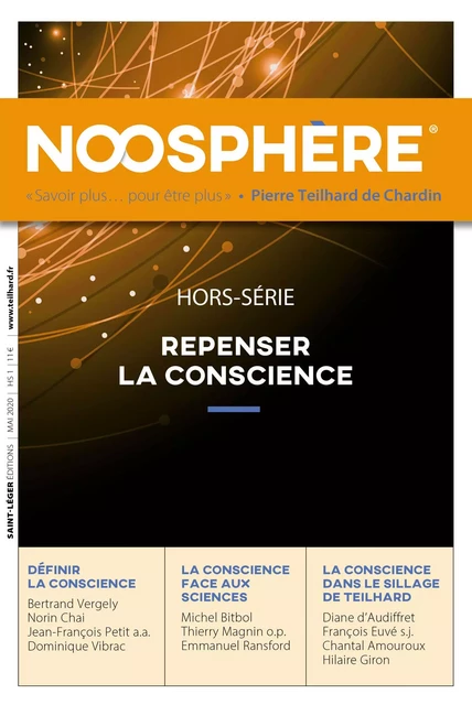 Revue Noosphère - Hors série 1 -  Association des Amis de Pierre Teilhard de Chardin - Saint-Léger Editions