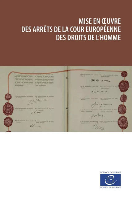 Mise en oeuvre des arrêts de la Cour européenne des droits de l’homme -  Collective - Conseil de l'Europe