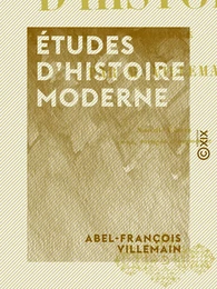 Études d'histoire moderne