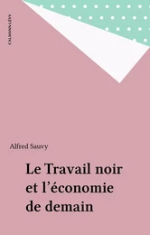 Le Travail noir et l'économie de demain