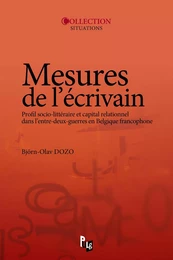 Mesures de l'écrivain