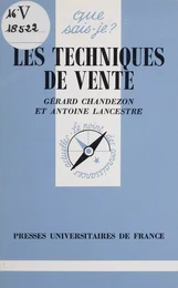 Les Techniques de vente