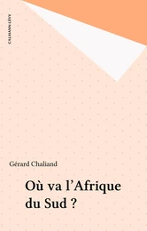 Où va l'Afrique du Sud ?