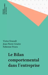 Le Bilan comportemental dans l'entreprise