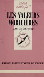 Les Valeurs mobilières