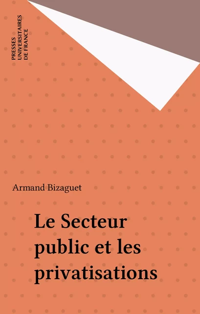 Le Secteur public et les privatisations - Armand Bizaguet - Presses universitaires de France (réédition numérique FeniXX)