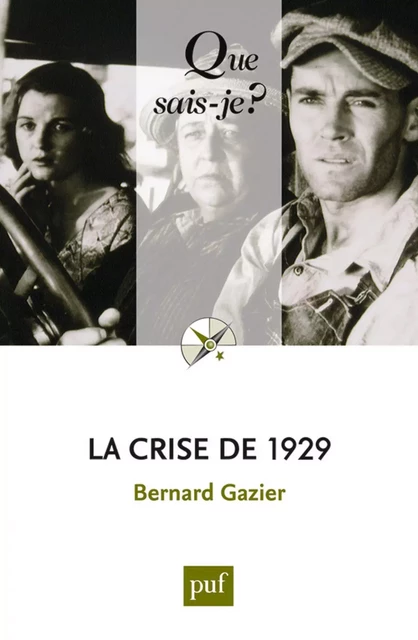 La crise de 1929 - Bernard Gazier - Humensis