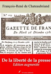 De la liberté de la presse – suivi d'annexes