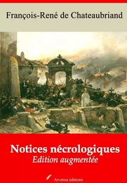 Notices nécrologiques – suivi d'annexes