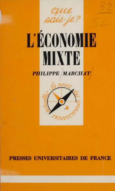 L'Économie mixte - Philippe Marchat - Presses universitaires de France (réédition numérique FeniXX)