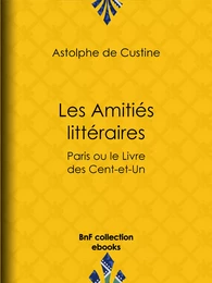 Les Amitiés littéraires