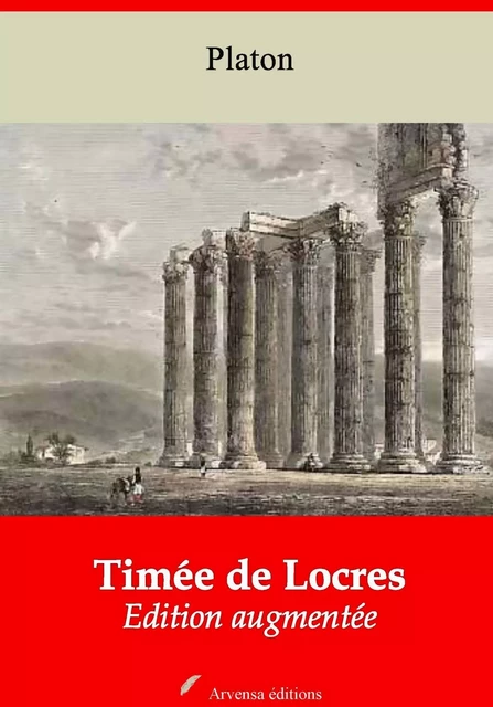 Timée de Locres – suivi d'annexes - Platon Platon - Arvensa Editions