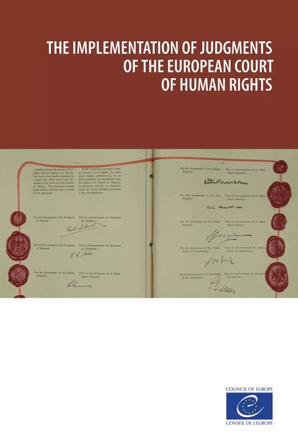 The implementation of judgments of the European Court of Human Rights -  Collective - Council of Europe