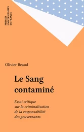 Le Sang contaminé