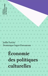 Économie des politiques culturelles