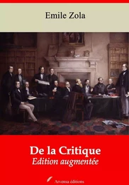 De la Critique – suivi d'annexes